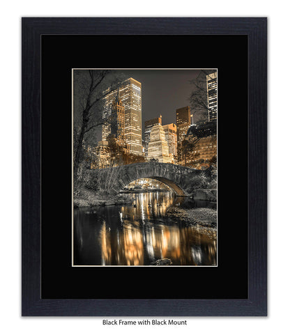 NYC Central Park Sepia Assaf Frank Art Print