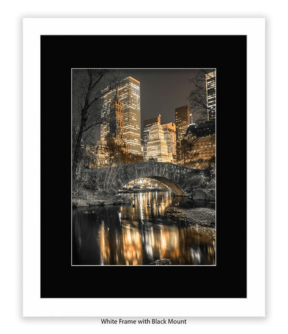 NYC Central Park Sepia Assaf Frank Art Print