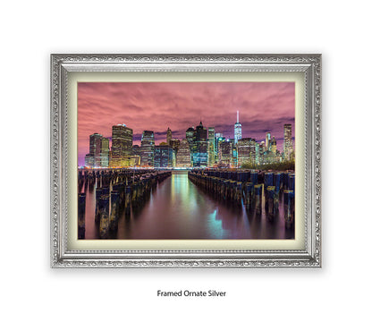 NYC Manhattan Skyline Groins Assaf Frank Art Print