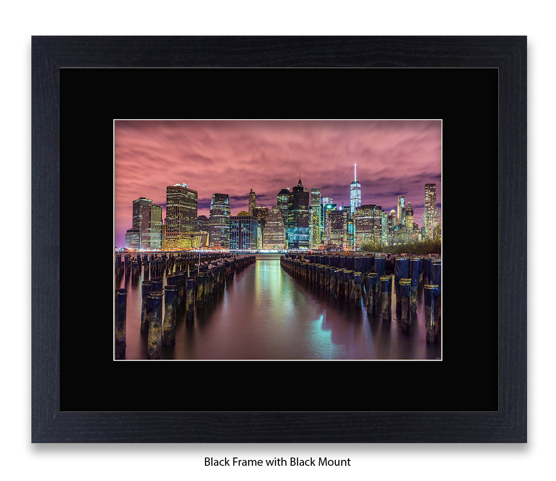 NYC Manhattan Skyline Groins Assaf Frank Art Print