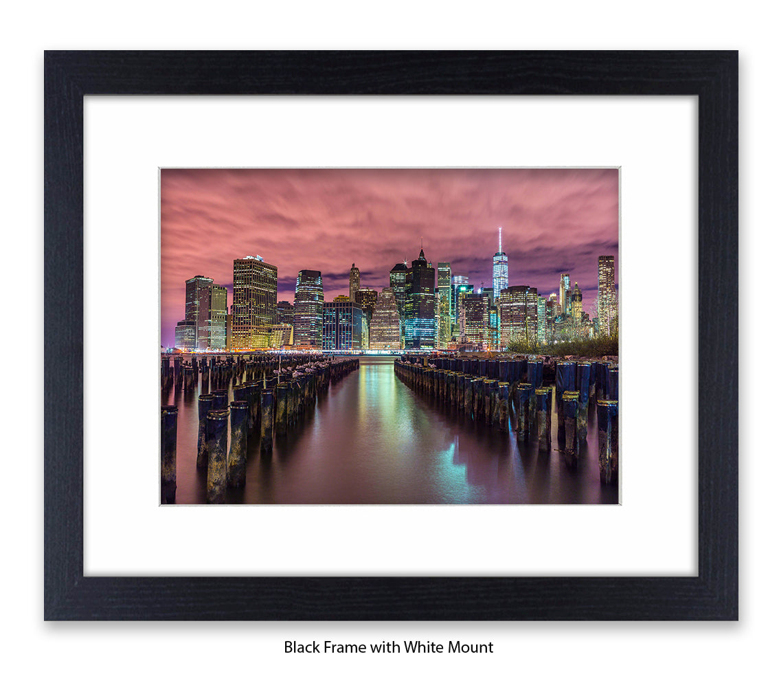 NYC Manhattan Skyline Groins Assaf Frank Art Print