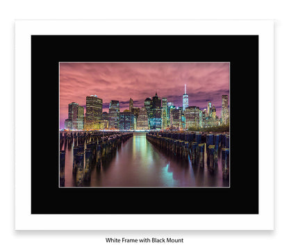 NYC Manhattan Skyline Groins Assaf Frank Art Print