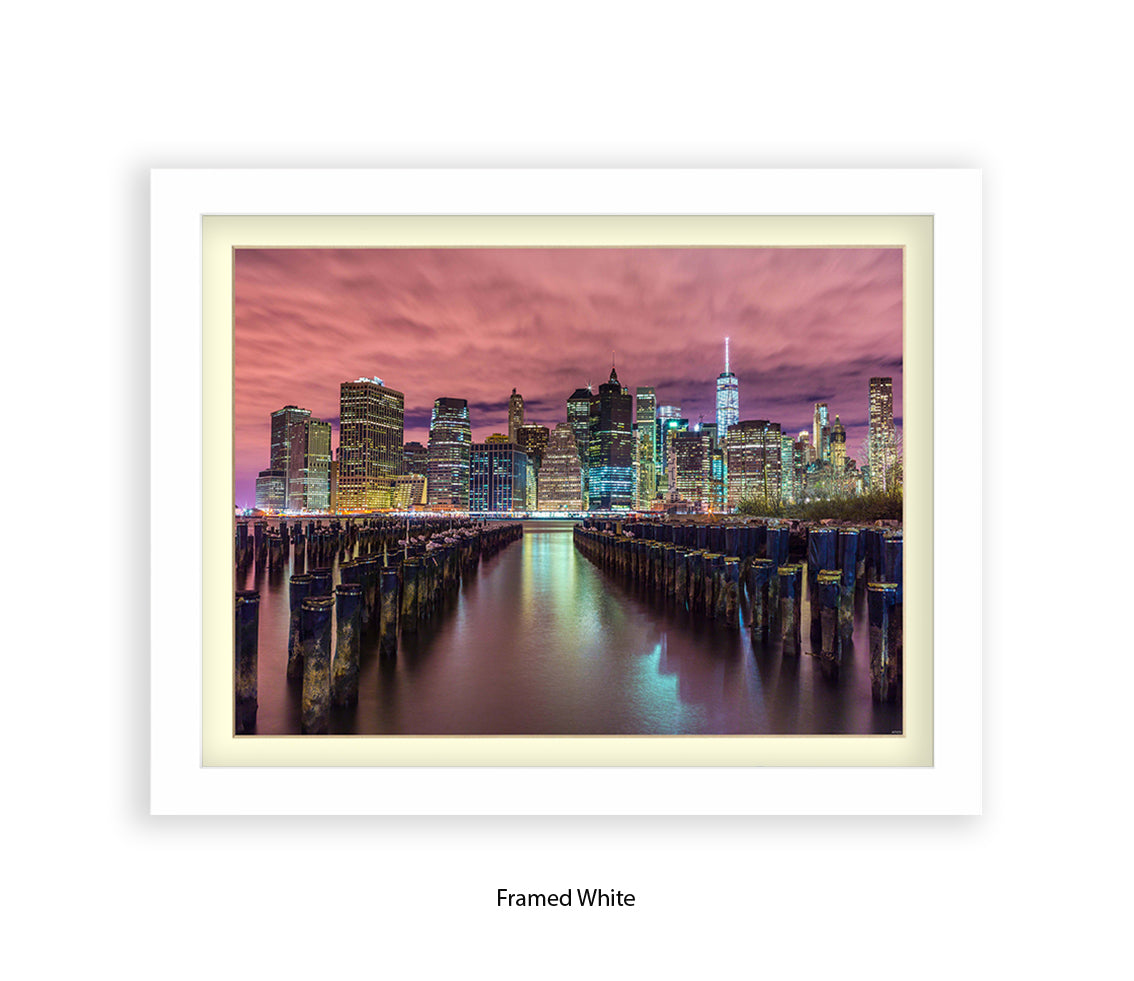 NYC Manhattan Skyline Groins Assaf Frank Art Print