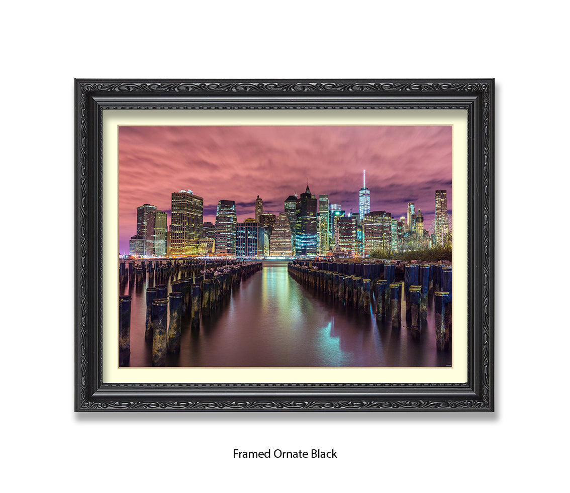 NYC Manhattan Skyline Groins Assaf Frank Art Print