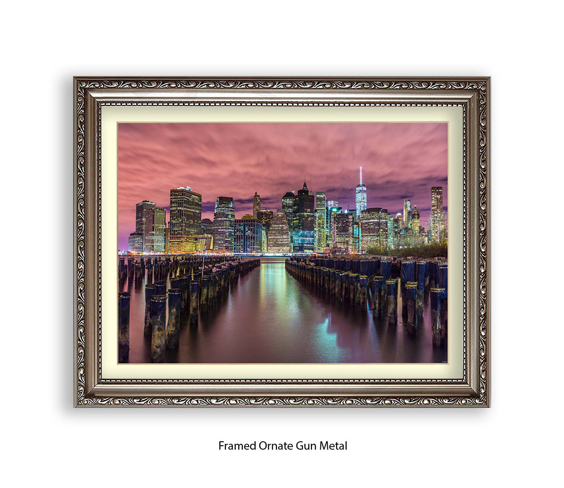 NYC Manhattan Skyline Groins Assaf Frank Art Print