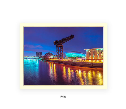Glasgow Crane & SSE Hydro  Assaf Frank Art Print