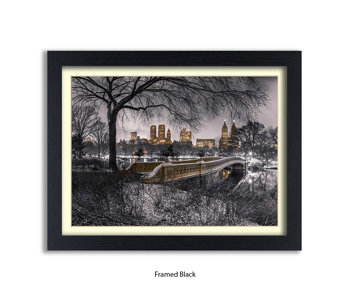 NYC Central Park With Manhattan Skyline Assaf Frank Art Print