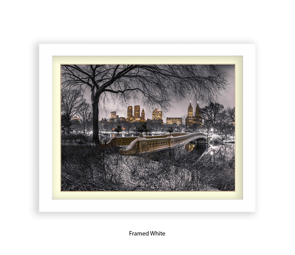 NYC Central Park With Manhattan Skyline Assaf Frank Art Print