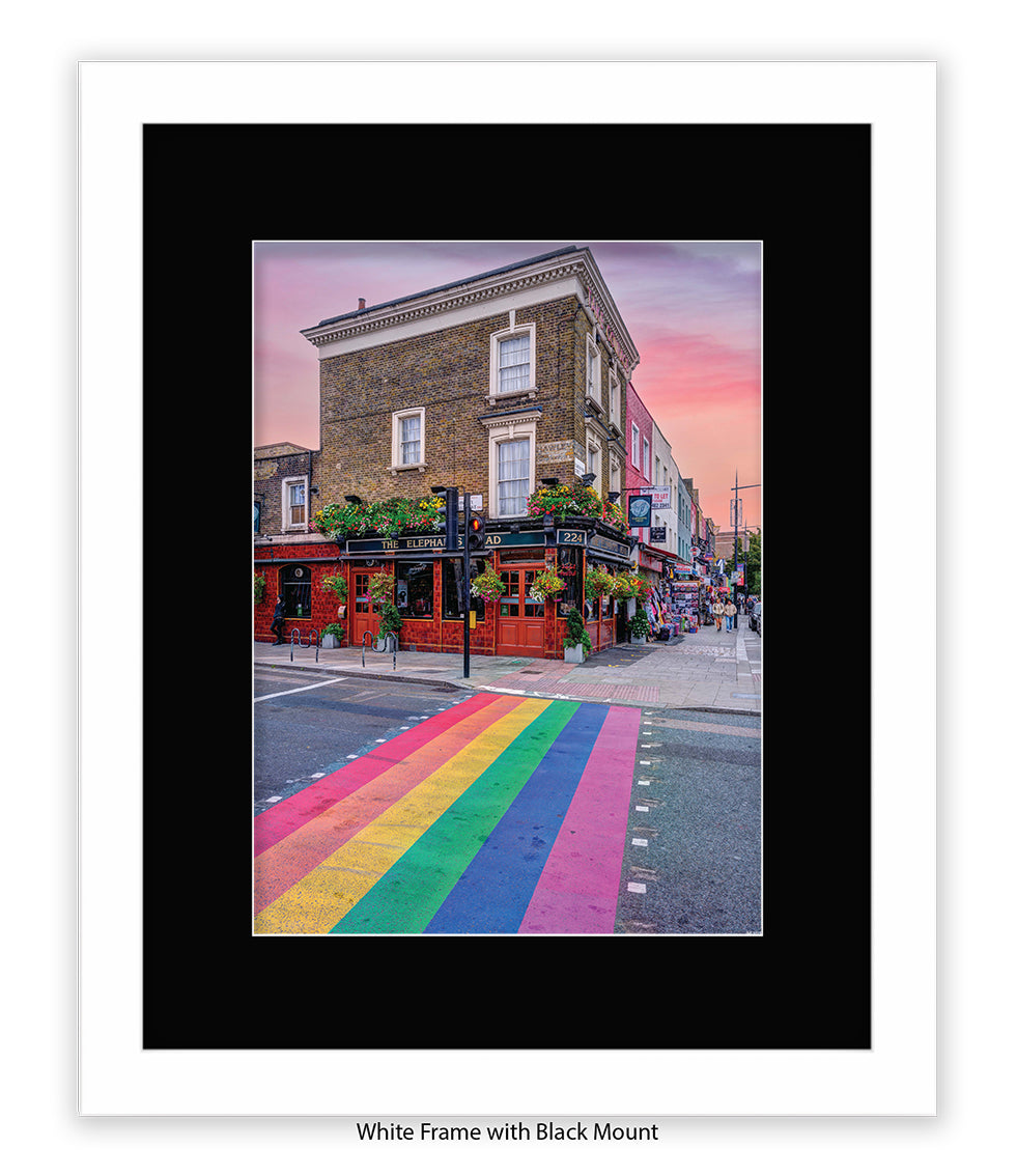 London Camden Elephants Head Assaf Frank Art Print