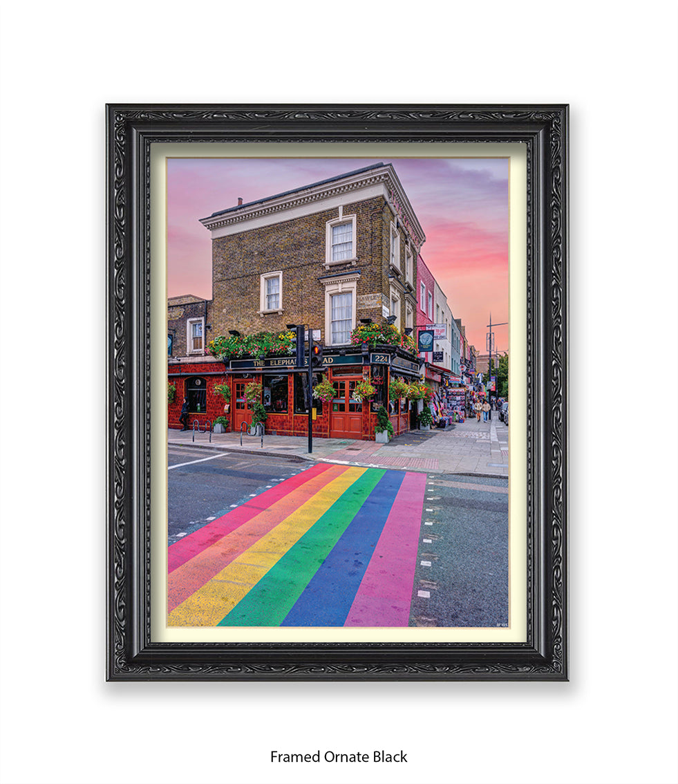 London Camden Elephants Head Assaf Frank Art Print