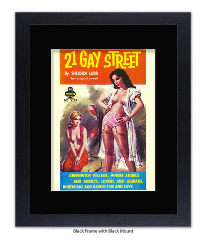 21 Gay Street Art Print