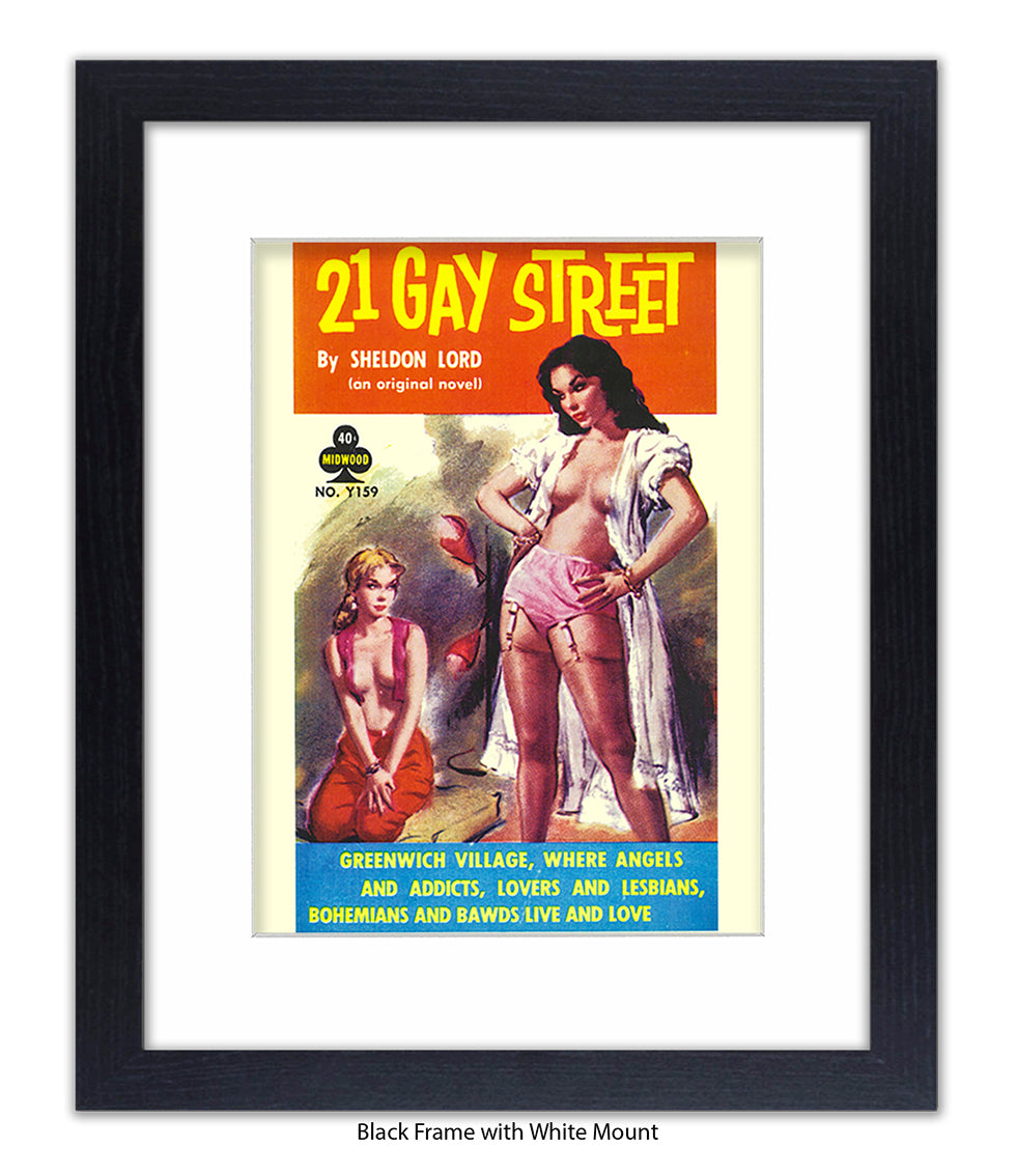 21 Gay Street Art Print