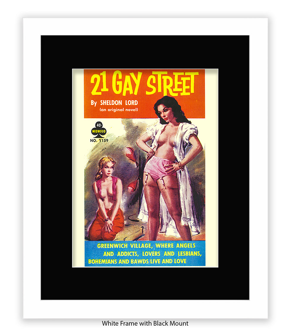 21 Gay Street Art Print