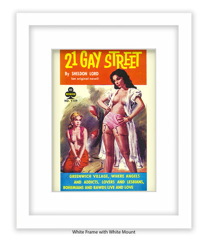 21 Gay Street Art Print