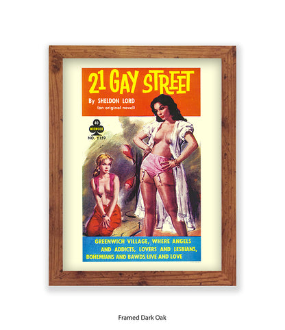 21 Gay Street Art Print