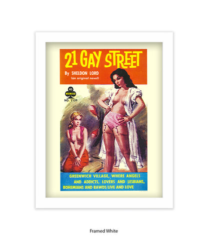 21 Gay Street Art Print