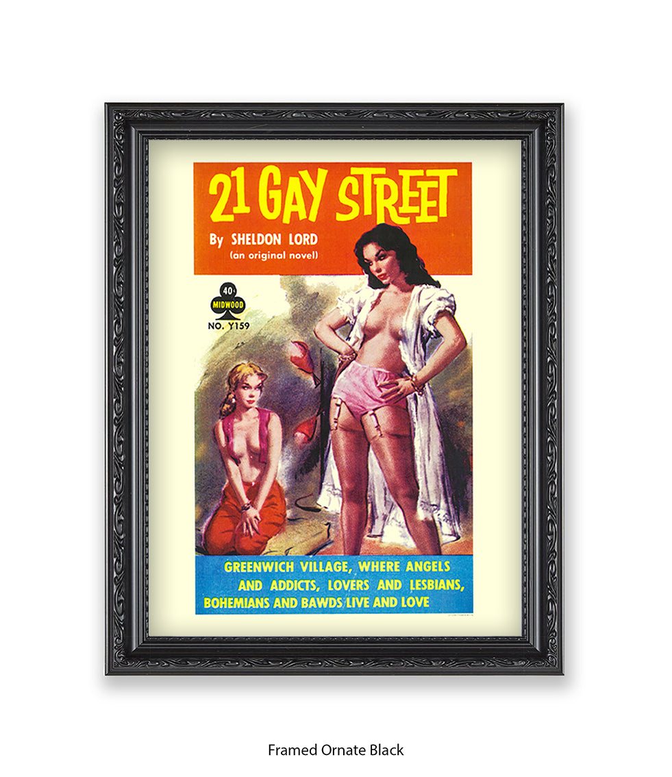 21 Gay Street Art Print