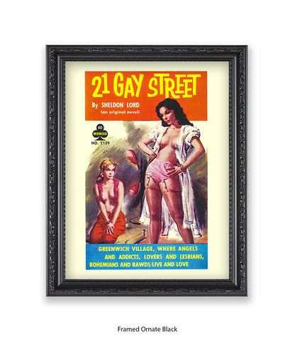 21 Gay Street Art Print