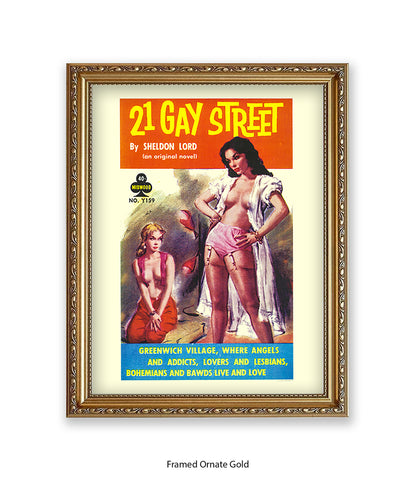 21 Gay Street Art Print