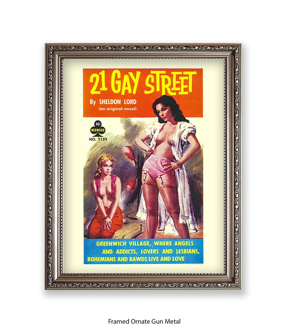 21 Gay Street Art Print