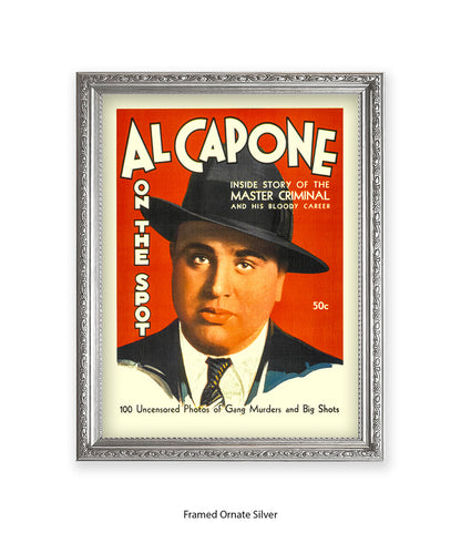 Al Capone On The Spot Art Print