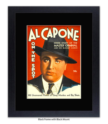 Al Capone On The Spot Art Print