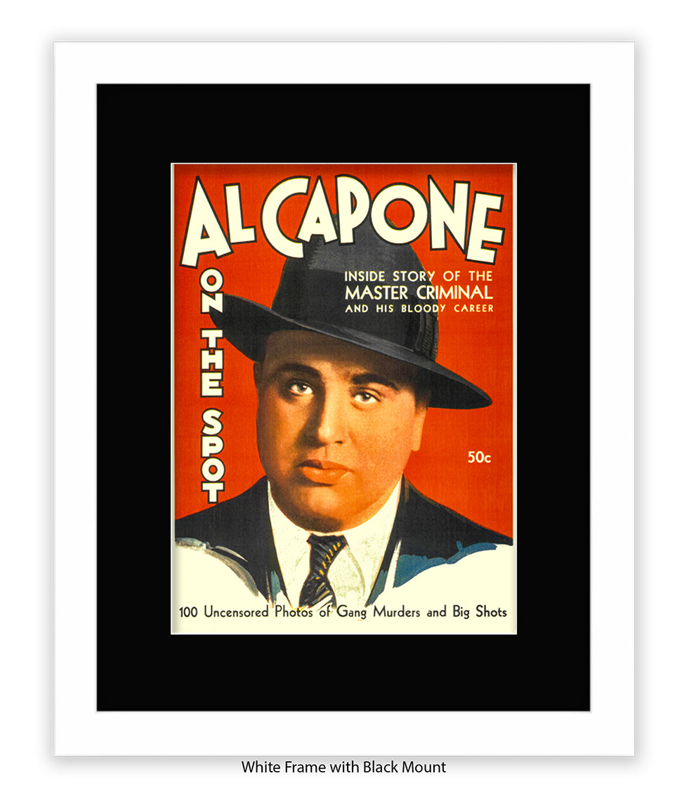 Al Capone On The Spot Art Print