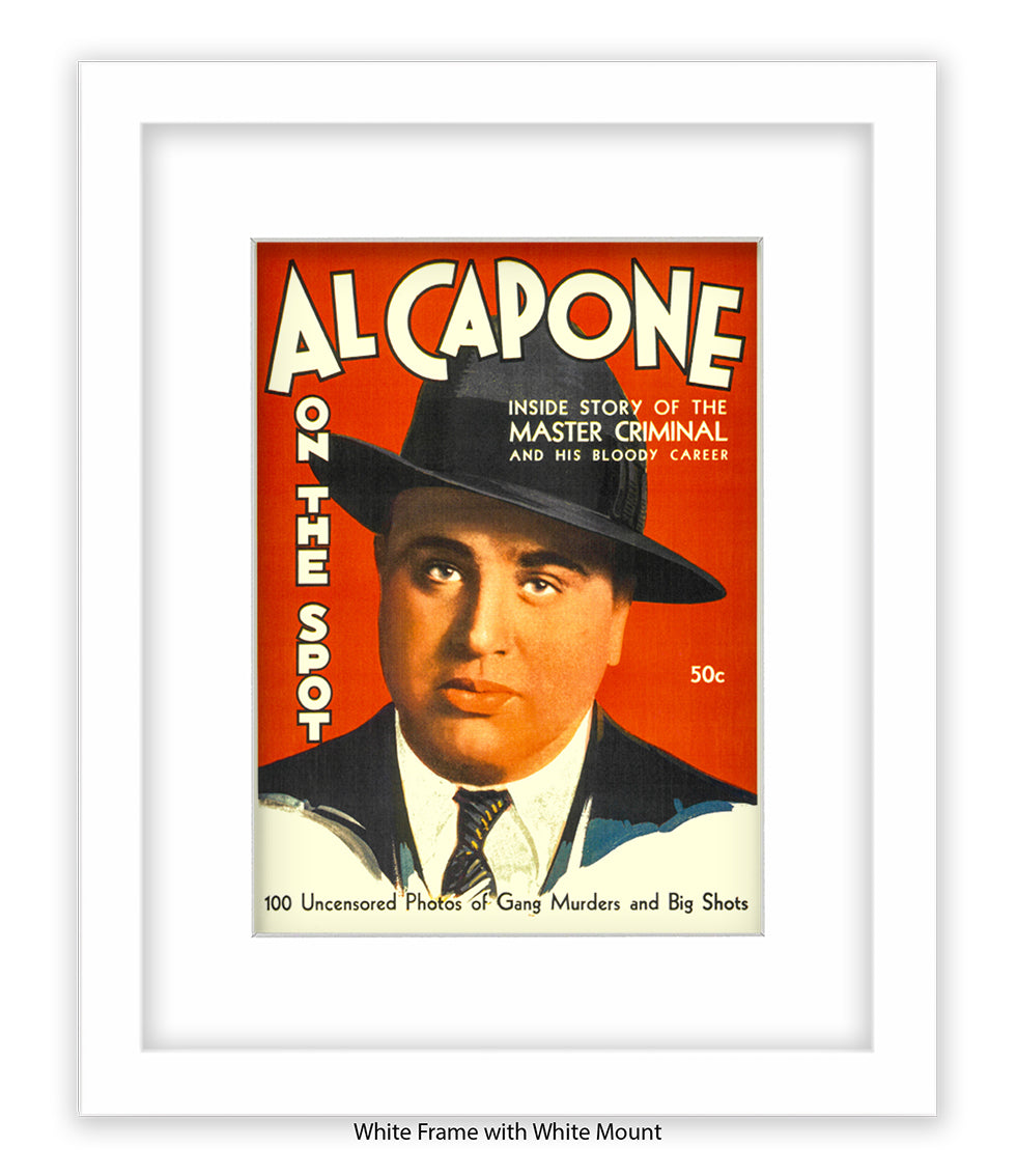 Al Capone On The Spot Art Print