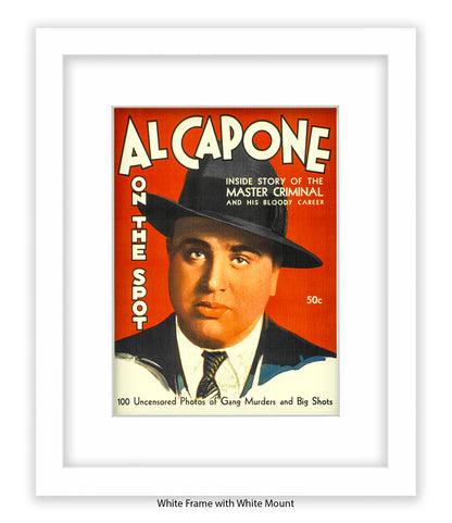 Al Capone On The Spot Art Print