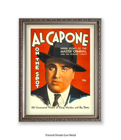 Al Capone On The Spot Art Print