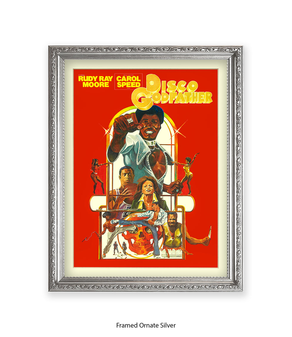 Disco Godfather Art Print