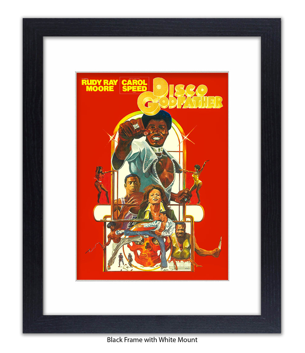 Disco Godfather Art Print