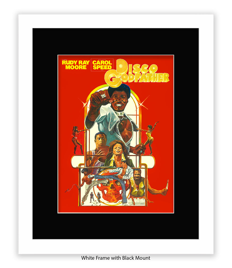 Disco Godfather Art Print