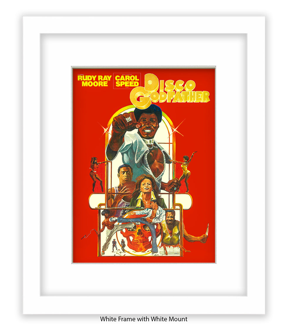 Disco Godfather Art Print