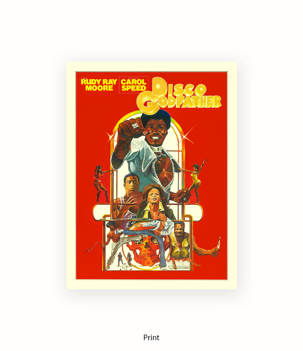 Disco Godfather Art Print