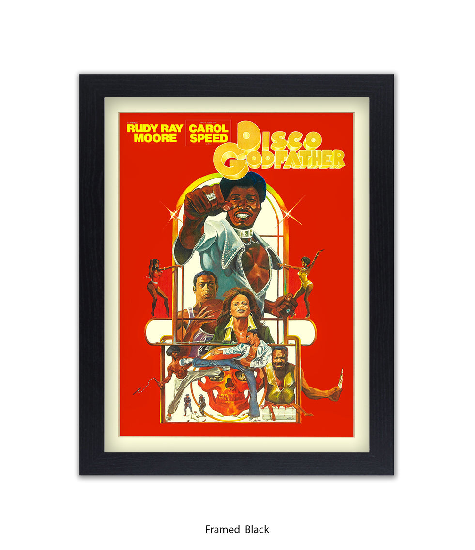 Disco Godfather Art Print