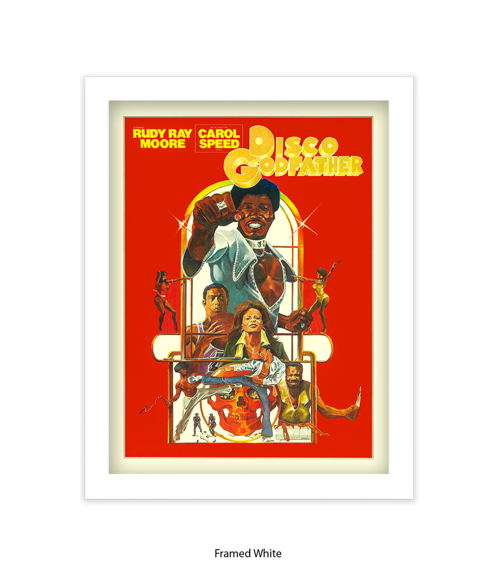 Disco Godfather Art Print