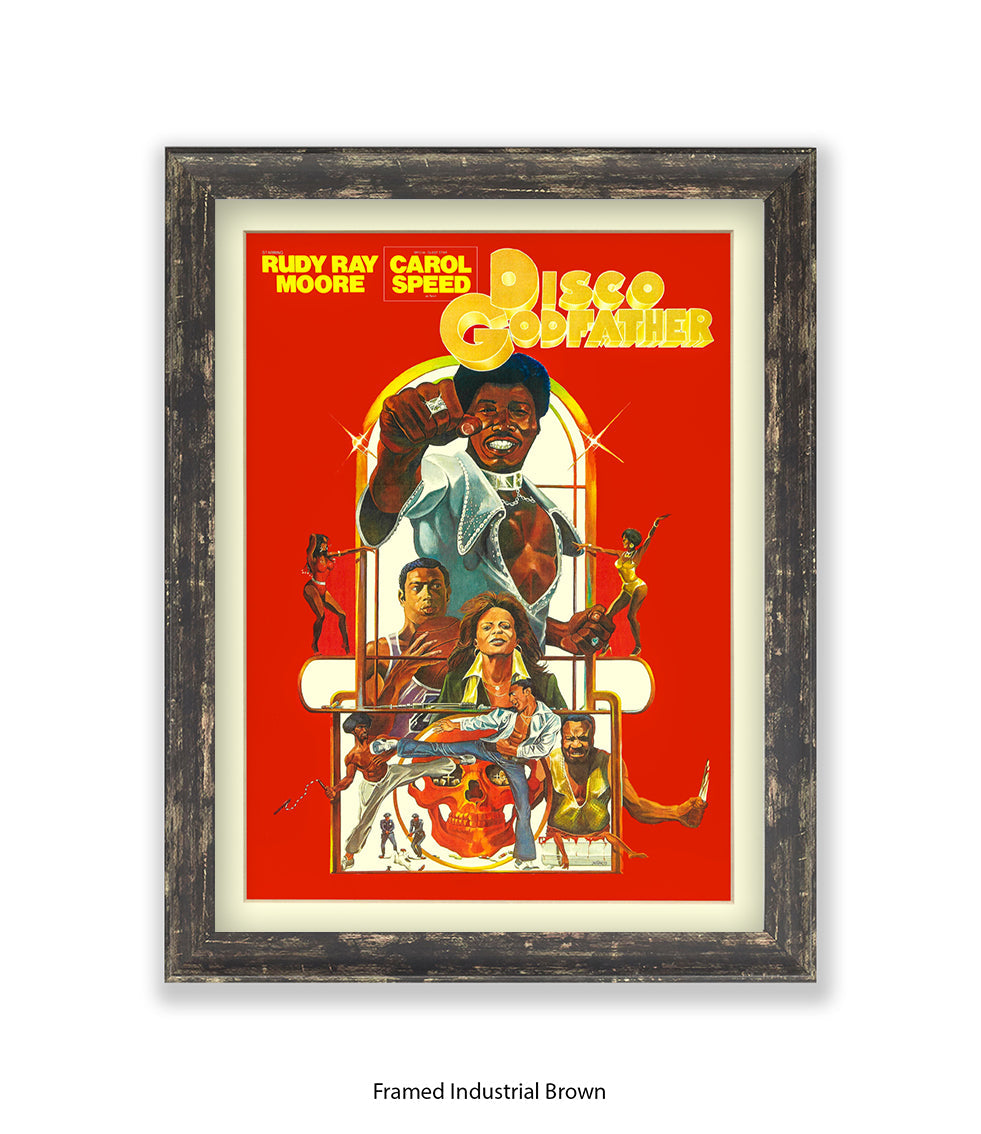 Disco Godfather Art Print