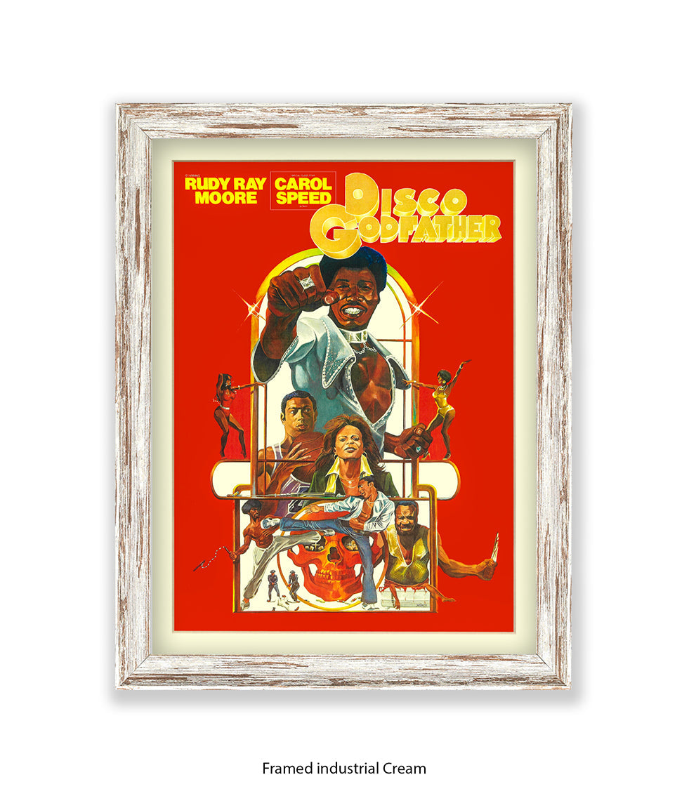 Disco Godfather Art Print