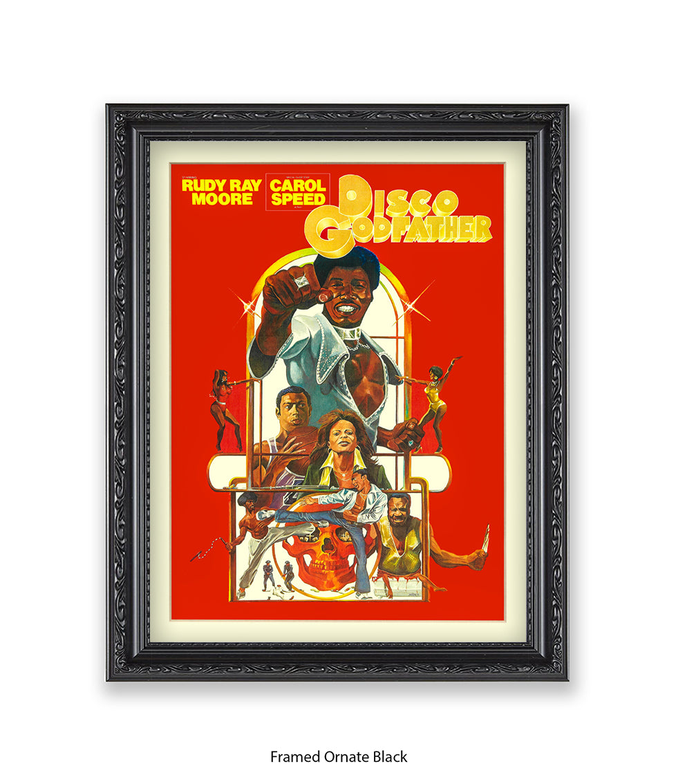 Disco Godfather Art Print