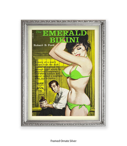 The Emerald Bikini Art Print