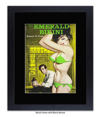 The Emerald Bikini Art Print