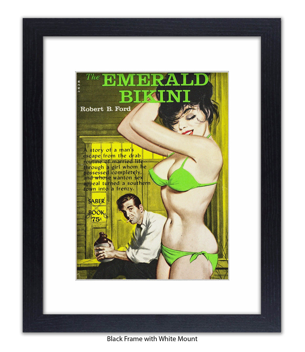 The Emerald Bikini Art Print