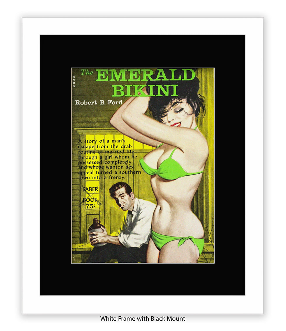 The Emerald Bikini Art Print