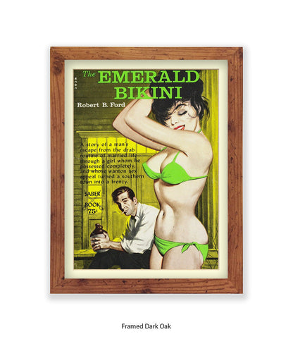 The Emerald Bikini Art Print