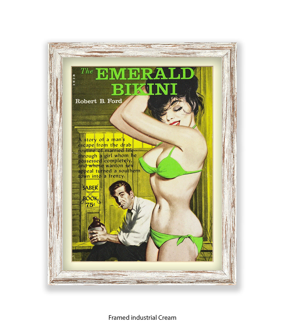 The Emerald Bikini Art Print