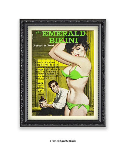 The Emerald Bikini Art Print