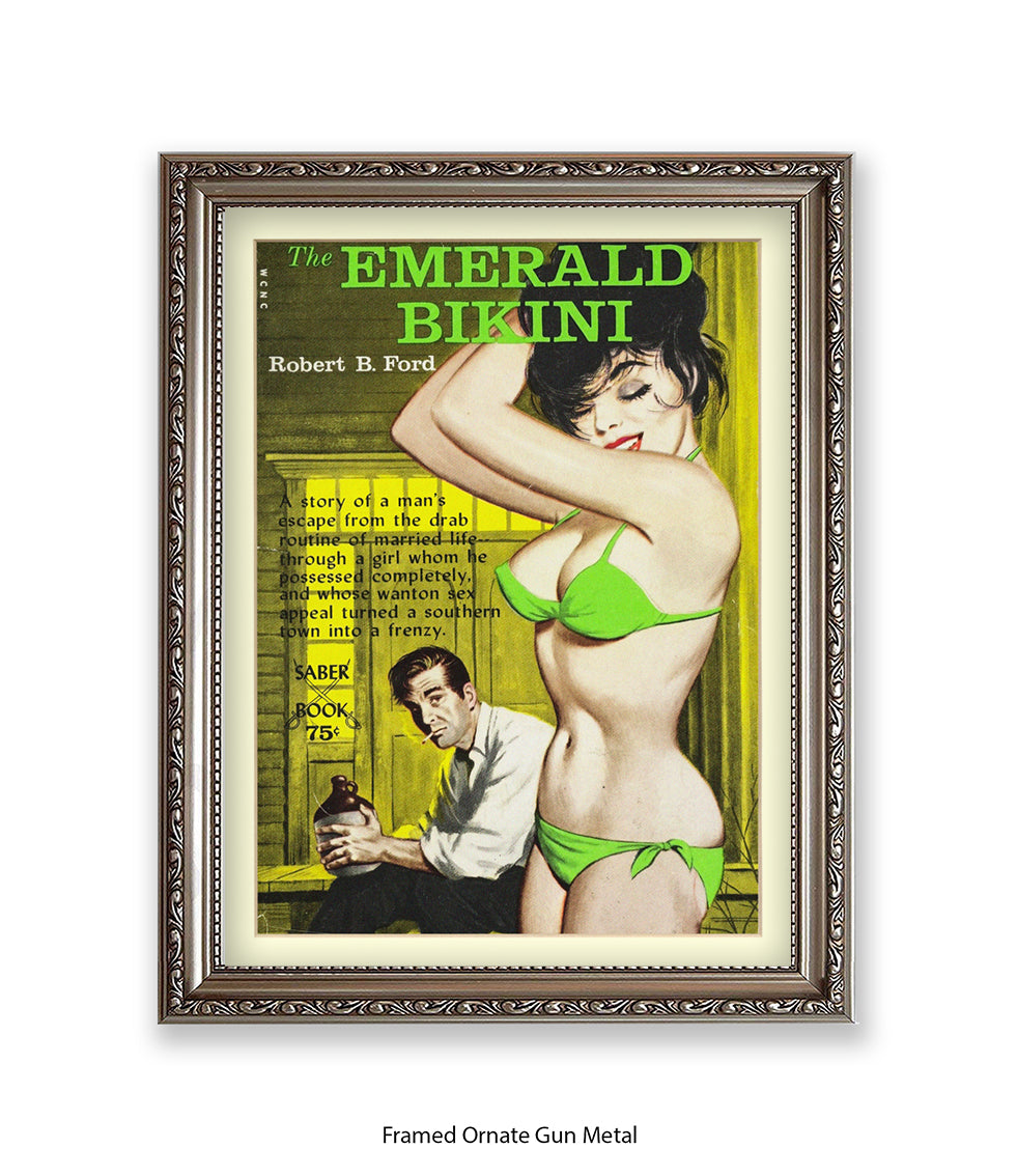 The Emerald Bikini Art Print