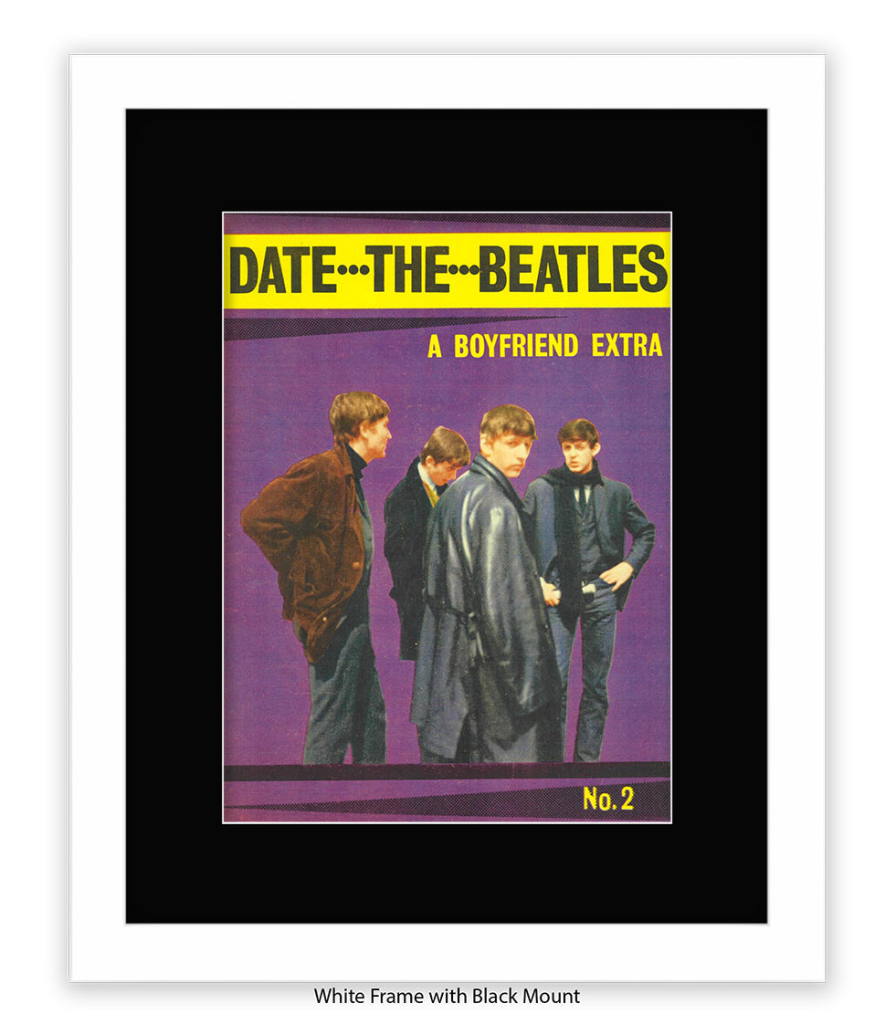 Date the Beatles No 1 Art Print