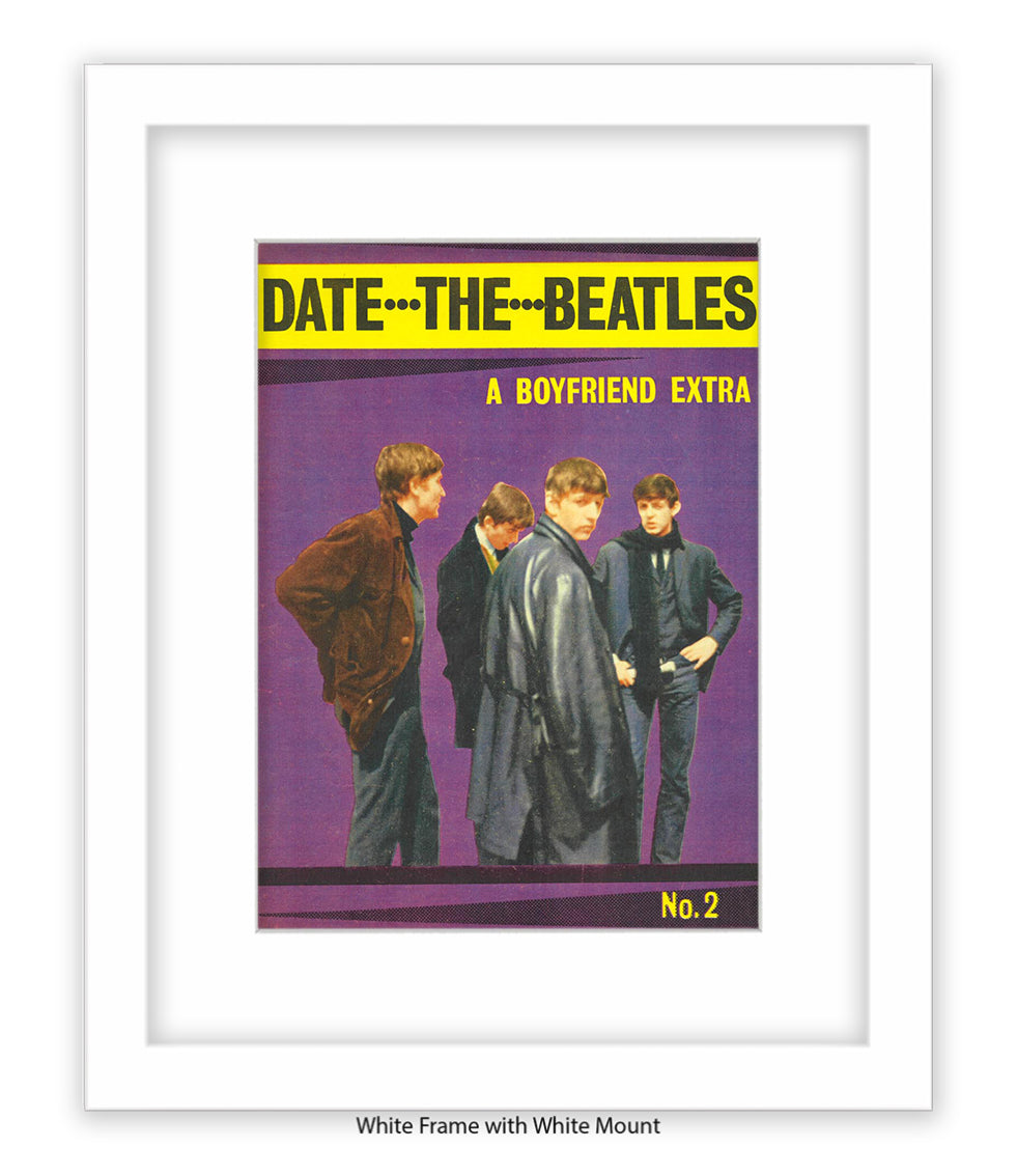 Date the Beatles No 1 Art Print